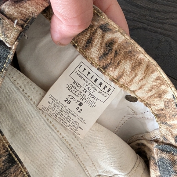 Just Cavalli Roberto Cavalli cheetah/leopard print bootcut jeans - Picture 4 of 7